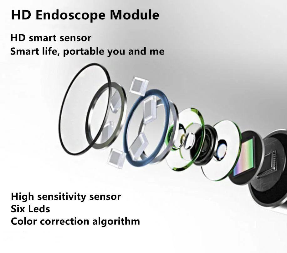 Ov2755 Sensor 7.0mm Diameter 2MP 1080P HD Endoscope Camera Module