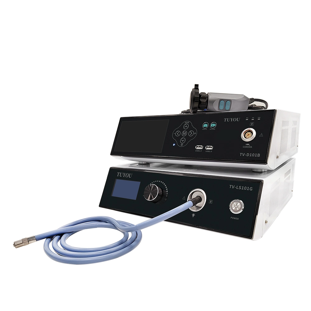 120W Medical Laparoscopic Endoscope LED Light Source for Rigid Endoscopy Camera System