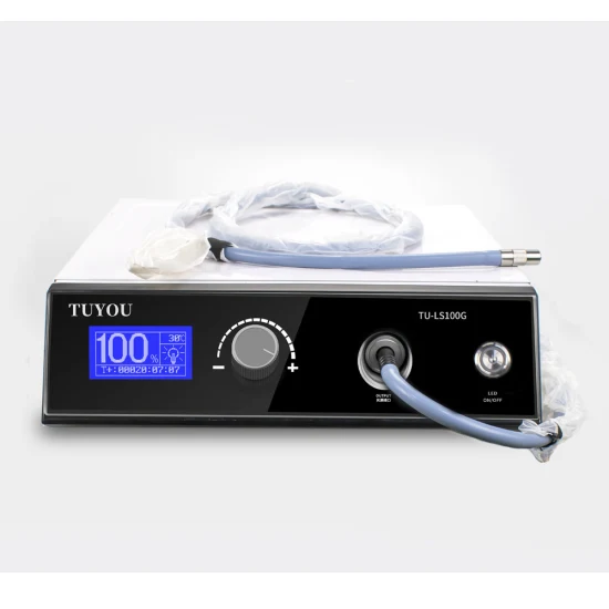 Tuyou Factory Price Portable High Brightness Endoscope 120W LED Cold Light Source for Endoscopy Camera