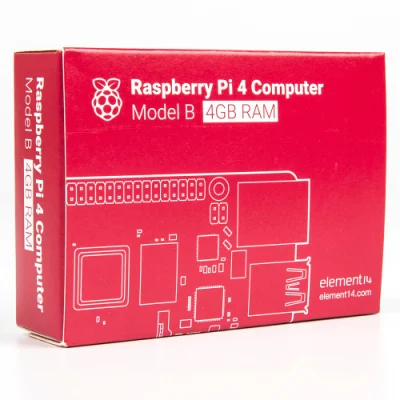 4GB E14 Version Raspberry Pi 4 Model 4b Bcm2711 Quad-Core Cortex-A72 1.5GHz with Dual Band WiFi Bluetooth